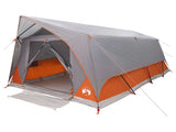 Tunnel Tent Grey and Orange 10-Person Polyester and Steel 42028663