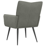 Armchair Light Grey Corduroy Fabric 42047711