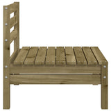 Garden Sofa Natural wood Treated pine wood 837997
