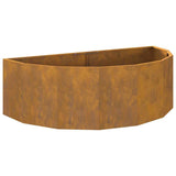 Planter Rusty 120 x 60 x 35 cm Weathering Steel 883688