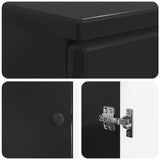 Bathroom Sink Cabinet BREDA Black 59.5 x 31.5x 59 cm 897446