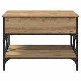 Coffee Table Artisan Oak 70 x 50 x 50 cm Engineered Wood 883039