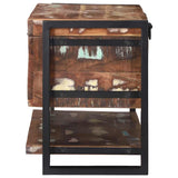 Storage Box Multicolour 80 x 35 x 45 cm Solid Reclaim wood 4015976