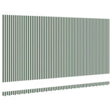 Awning Replacement Fabric Green and White 6 x 3.5 m Polyester 42000665