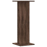 Plant Stands 2 pcs Brown Oak 30x30x80 cm Engineered Wood 3307870