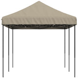 ZNTS Foldable Party Tent Pop-Up Taupe 580x292x315 cm 4004938