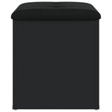 Storage Bench Black 42x42x45 cm Engineered Wood 835034