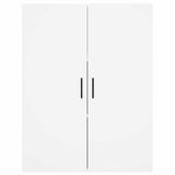 Highboard White 69.5x34x180 cm Engineered Wood 3195691