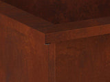 Garden Planter with LED 2 pcs Rusty 30 x 30 x 30 cm 8008069