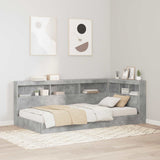 Storage Headboard Concrete Grey 75 cm Engineered Wood 3335528