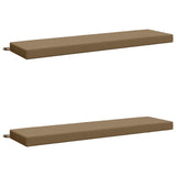 2-Piece Bench Cushions SOEST 2 pcs 100% Polyester Taupe 949945