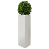 ZNTS Garden Planters 2 pcs Triangular 30x26x75 cm Stainless Steel 851152