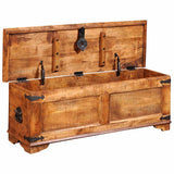 Storage Chest Rough Mango Wood 241635
