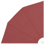 41579 Collapsible Balcony Side Awning Terracotta 210x210 cm