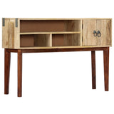 Console Table 115x30x76 cm Solid Rough Mango Wood 282746