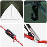 Tailgate Awning Water-resistant Army Green 405 x 280 x 220 cm 42028562