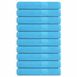 Towels 10 pcs Turquoise 100x200 cm 360 gsm 100% Cotton 136988