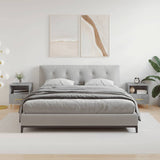 Bedside Cabinets 2 pcs Concrete Grey 40x35x47.5 cm Engineered Wood 827413