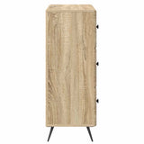 Drawer Cabinet Sonoma Oak 66 x 34.5 x 90 cm Engineered Wood 895527