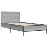 Bed Frame without Mattress Grey Sonoma 90x200 cm 845520