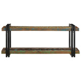 ZNTS Wall Shelf Multicolour Solid Wood Reclaimed 4017489