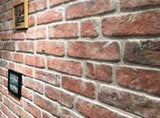 3D Wall Panels with Red Brick Design 10 pcs EPS 147195