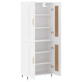 Highboard White 69.5x34x180 cm Engineered Wood 3199665