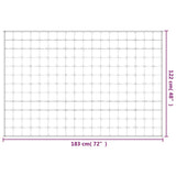 Weighted Blanket Grey 122x183 cm 9 kg Fabric 3154776