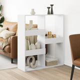 Room Divider White 100x33x115 cm Engineered Wood 3309546