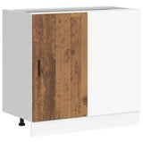 Kitchen Base Cabinet Lyon Old Wood Engineered Wood 854296