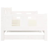 Pull-out Day Bed without Mattress White 2x cm 820288
