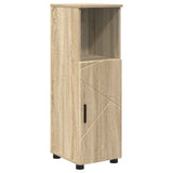 Bathroom Furniture Set with Drawer with Shelf 4 pcs Sonoma Oak 3393045