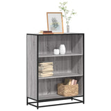 Book Cabinet Grey Sonoma 80.5x35x107.5 cm Engineered Wood 849122