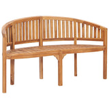 Garden Bench Teak Teak wood 151 cm wide Hardwood Garden Bench 48021