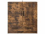 Sideboard Smoked Oak 66 x 34.5 x 92 cm Engineered Wood 895820