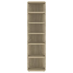 ZNTS Shoe Cabinet Sonoma Oak 27.5x27x102 cm Engineered Wood 808491