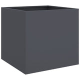 Planter Anthracite 49x47x46 cm Steel 841563