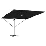 Roma Parasol Black 286 x 284 x 270 cm Aluminium and Polyester 42003355
