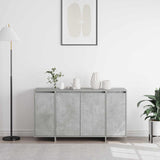Sideboard Concrete Grey 135 x 41 x 75 cm Engineered Wood 3333889