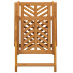 Garden Bistro Set Brown Solid acacia wood 3154120