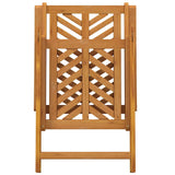 Garden Chair 4 pcs Brown 57 x 72 x 109 cm Solid Acacia Wood 3154134
