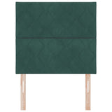 Headboard Height Adjustable Dark green 100 cm Velvet 3337909
