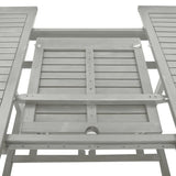 Dining Table Grey Solid acacia wood with grey wash finish Medium 47277