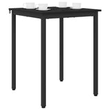Dining Tables 60 x 60 x 75 cm Engineered Wood Black Oak Square 892614