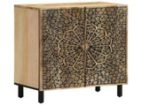 Side Cabinets 3 pcs 60x33x75 cm Solid Wood Mango 3206306