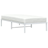 Metal Bed Frame without Mattress White 90x200cm 373666