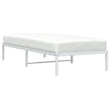 Metal Bed Frame without Mattress White 90x190cm 373665