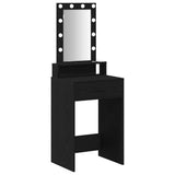 Dressing Table Black 50 x 41 x 140 cm Engineered Wood 865155