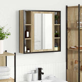 Mirror Cabinet Sonoma Oak 60 x 16 x 60 cm Engineered Wood 868040