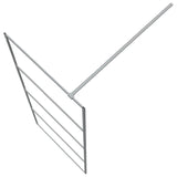 Walk-in Shower Wall Silver 80x195 cm Clear ESG Glass 152135